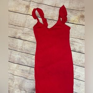 Forever 21 Red, tea length dress